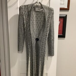 Joseph Ribkoff open front long cardigan style, size small